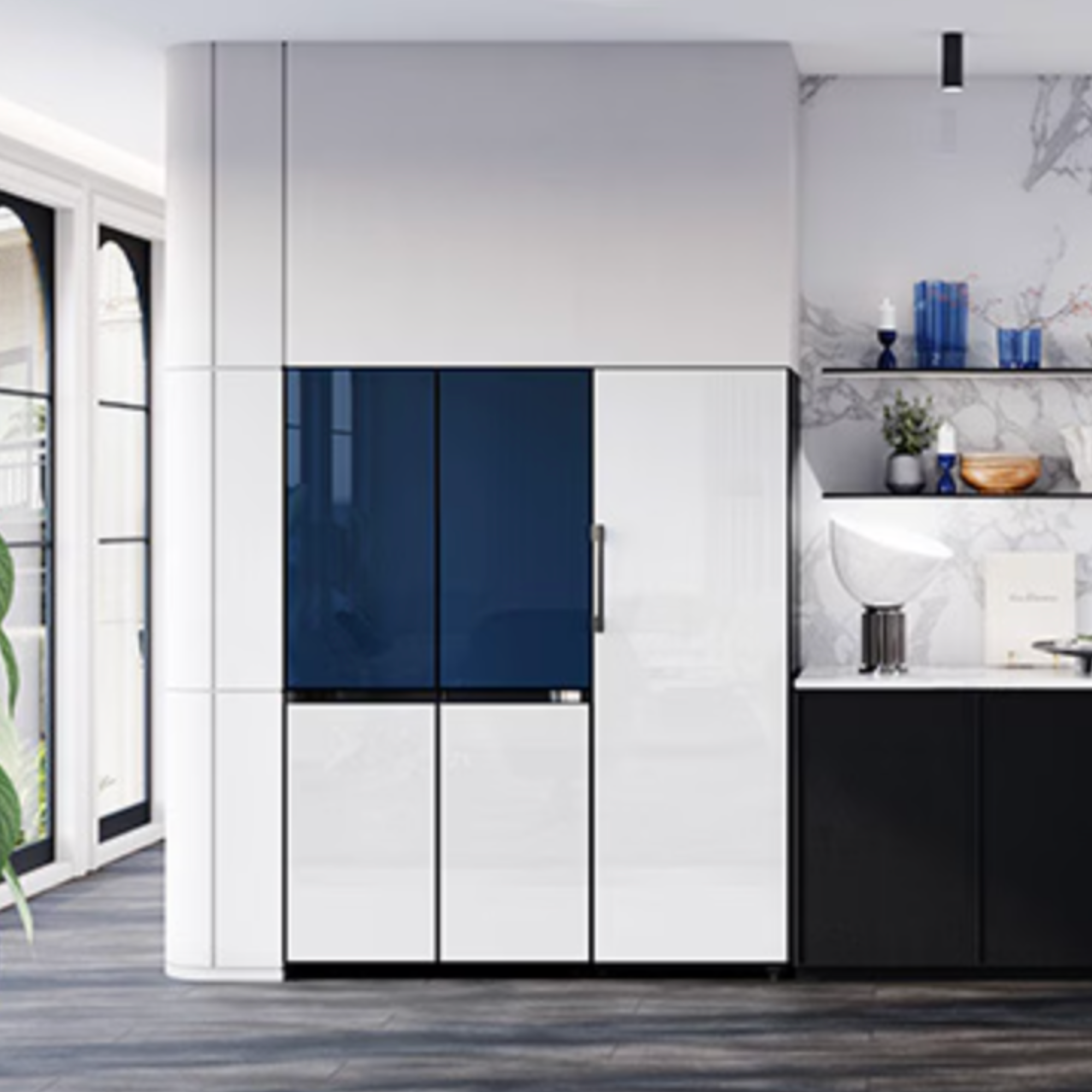 Panel Inferior Samsung Bespoke French Door Navy RA-F36 - Caja Reciclada