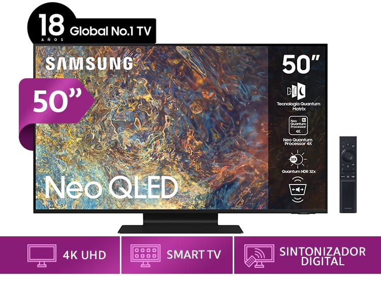 Smart TV Samsung Neo QLED 50" QN90D Series