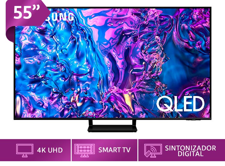 Smart TV Samsung QLED 55" Q70 Series - Caja Reciclada