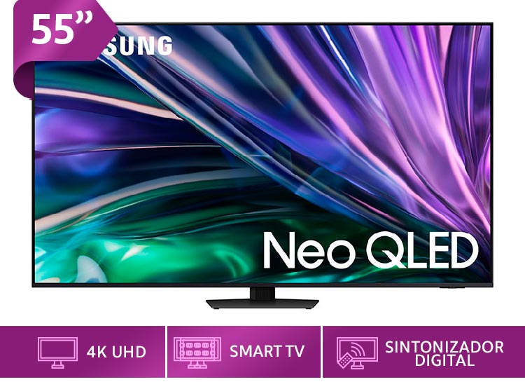 Smart TV Samsung QLED 55" Q85 Series - Caja Reciclada