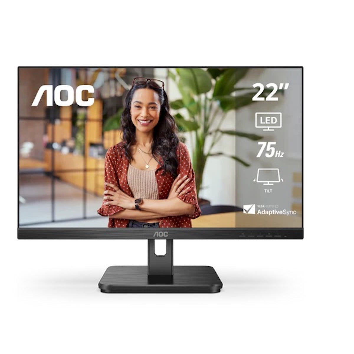 Monitor AOC 22E2HM 21.5" Full HD 75Hz VA HDMI Frameless