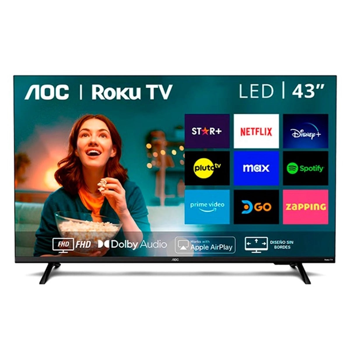 Smart Tv Aoc Led Fhd 43" 43s5135-43i - Open Box
