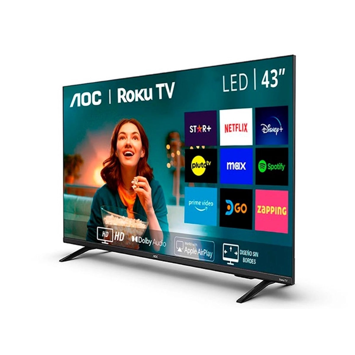 Smart Tv Aoc Led Fhd 43" 43s5135-44i - Open Box
