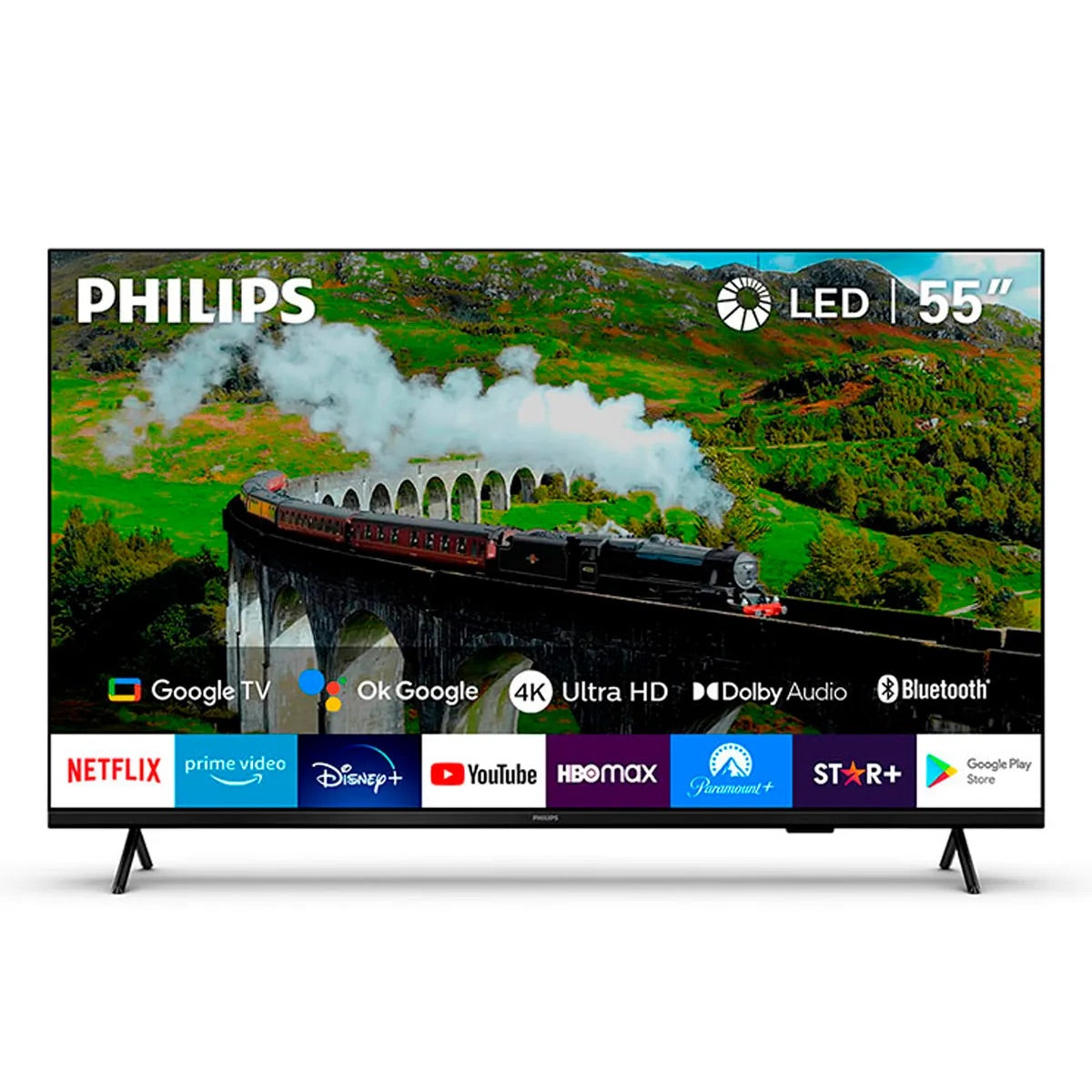 Smart Tv Philips Led Uhd 4k 55" 55pud7408-43 - Open Box