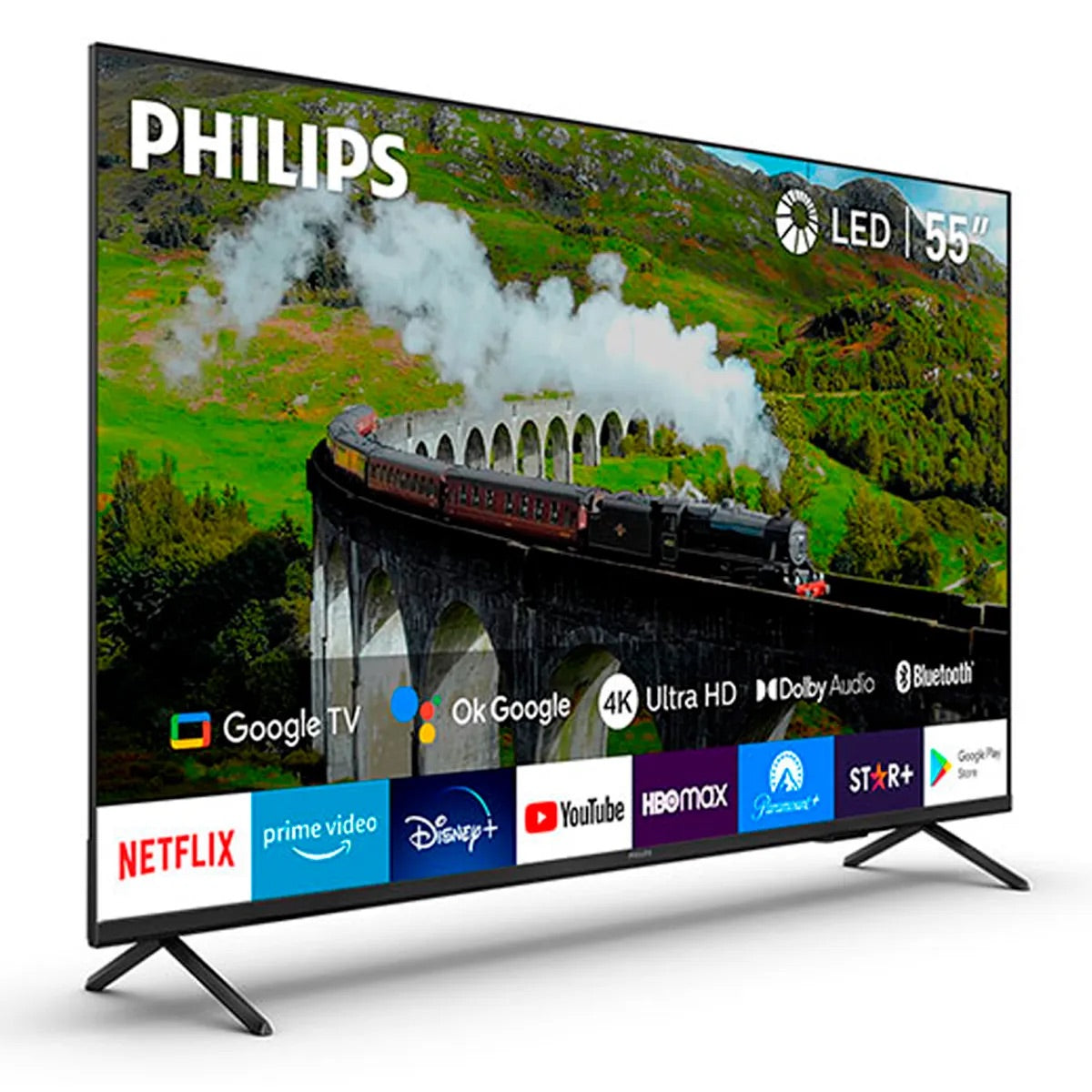 Smart Tv Philips Led Uhd 4k 55" 55pud7408-43 - Open Box