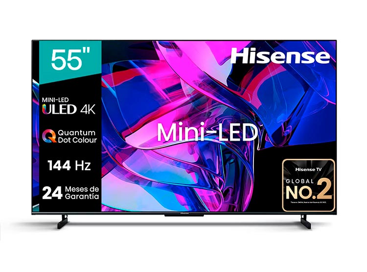 Televisor Hisense 55U75MK 55" Mini-LED 4K Google TV