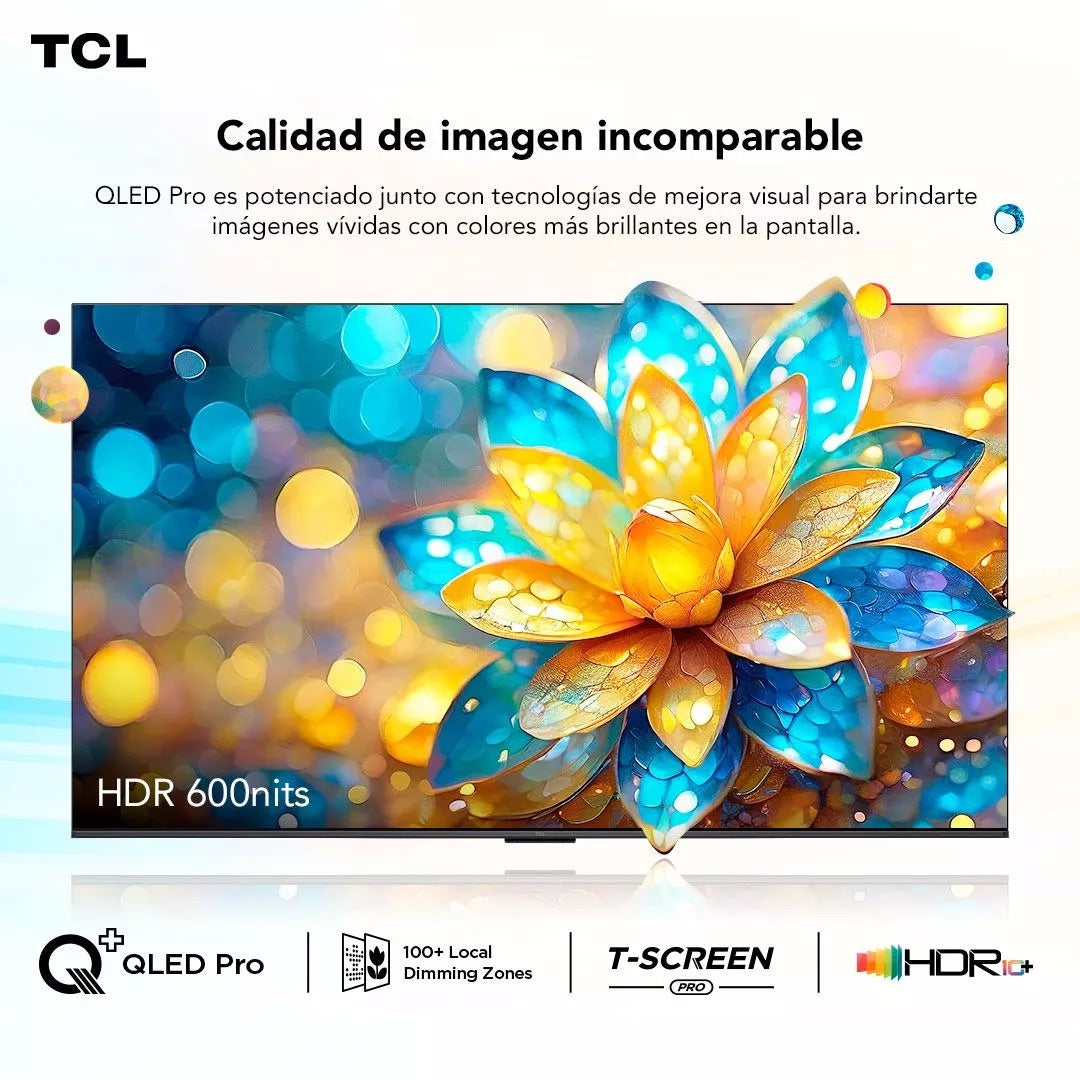 Smart TV TCL 65C655 65” QLED 4K Google TV Dolby Vision - Open Box