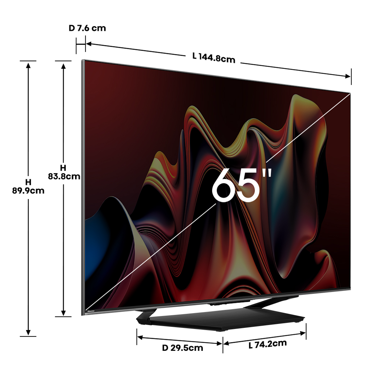 Televisor Hisense 65U7N 65" Mini-LED ULED 4K Google TV