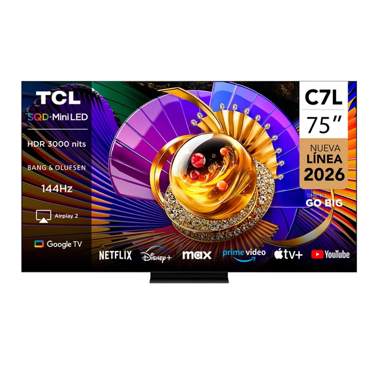 Smart TV TCL 75C7L 75" SQD-Mini LED 4K Ultra HD