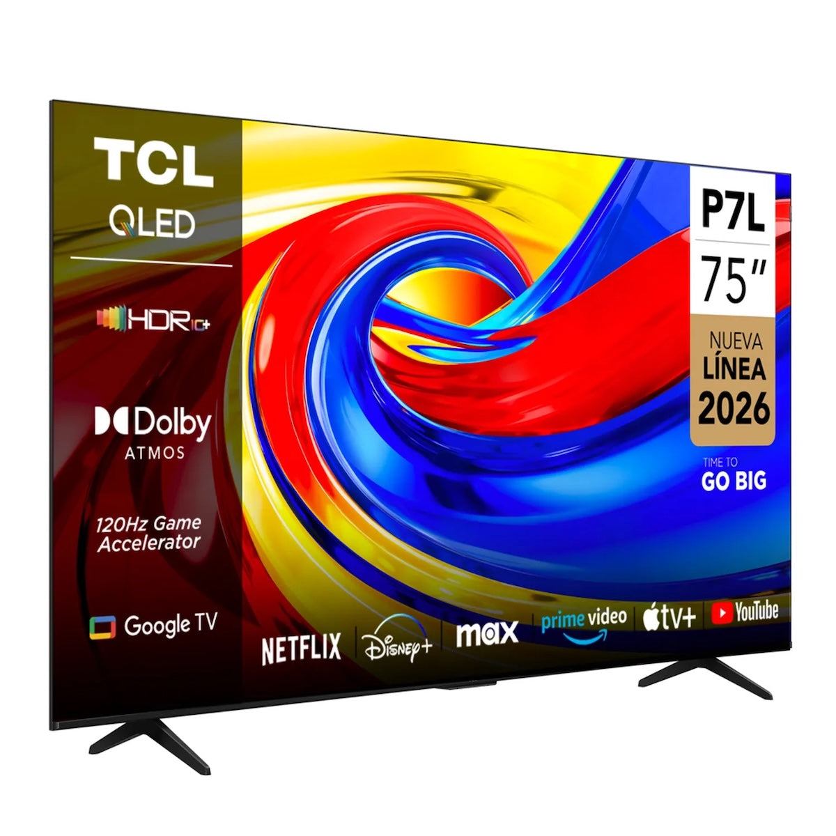 Smart TV TCL 75P7L 75" QLED 4K Ultra HD