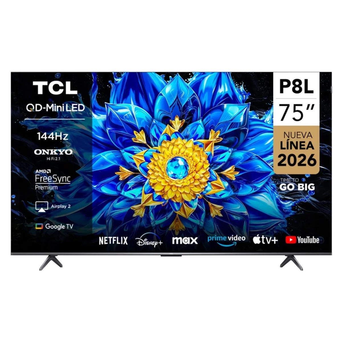 Smart TV TCL 75P8L 75" QD-Mini LED 4K Ultra HD