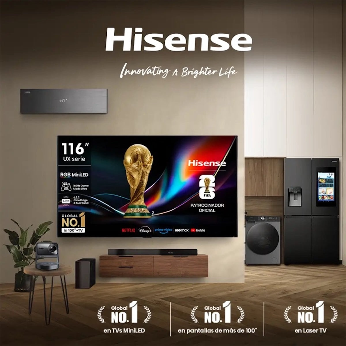 Televisor Hisense 85U8QG 85" Mini LED 4K - Open Box
