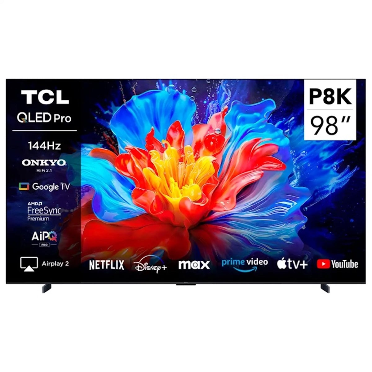 Smart TV TCL 98P8K 98" QLED 4K UHD Google TV