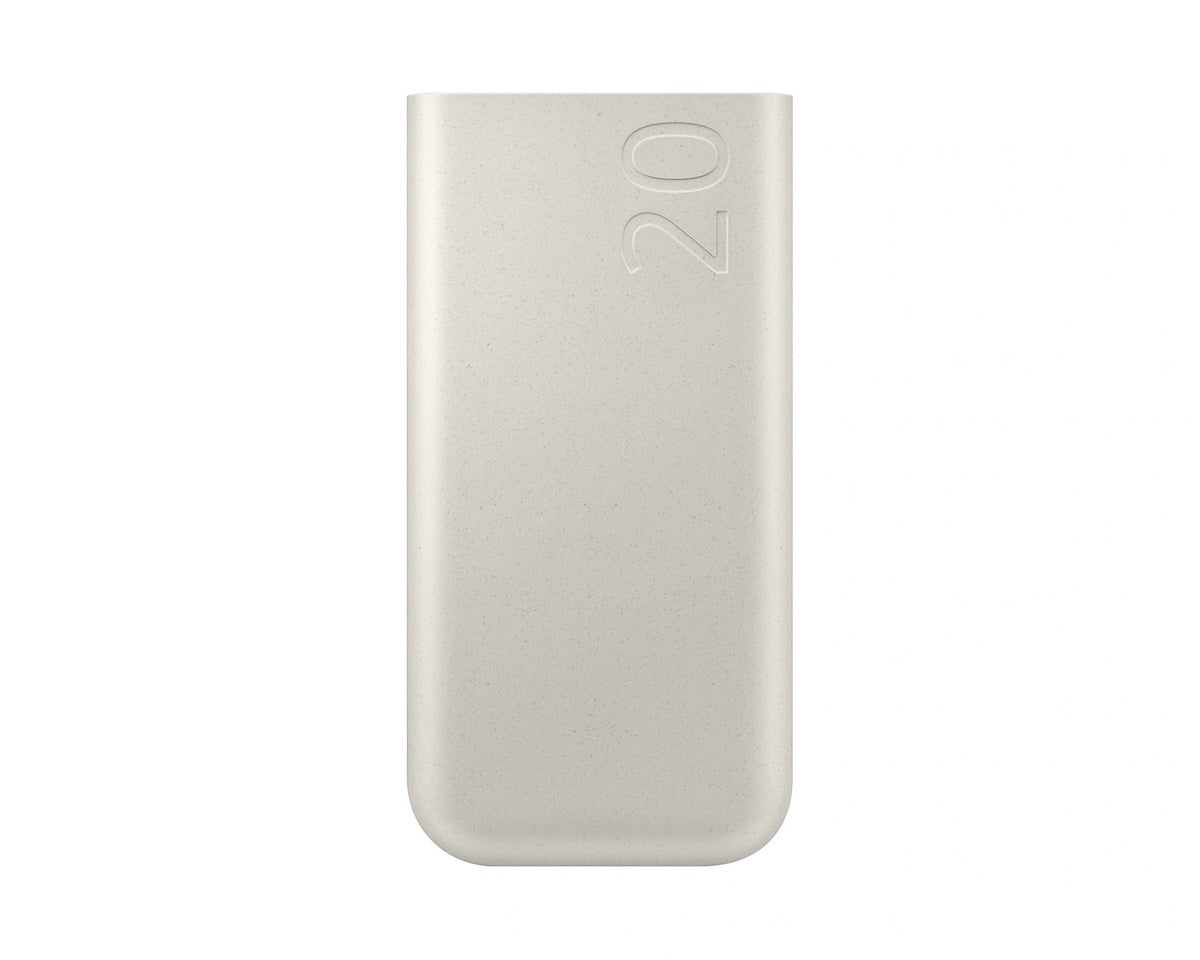 Batería Externa Samsung 20.000 mAh Carga Rápida Beige