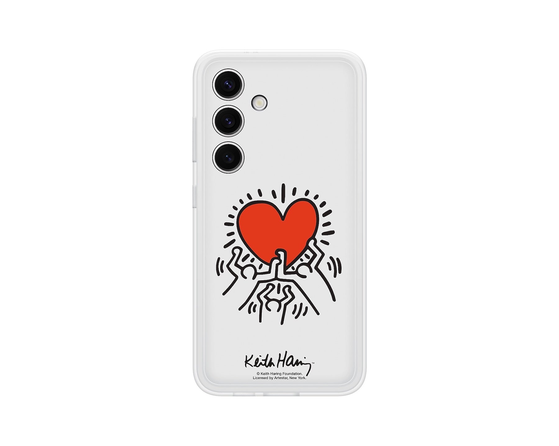 Carcasa Smart View Wallet para Galaxy S22 Estampado Blanco