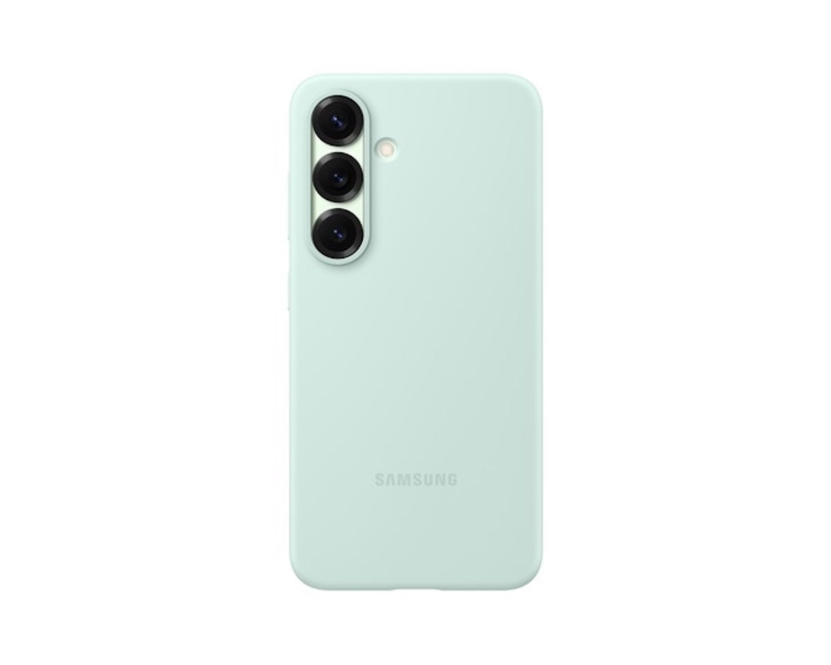 Funda Samsung de Silicona para Galaxy S25 Menta