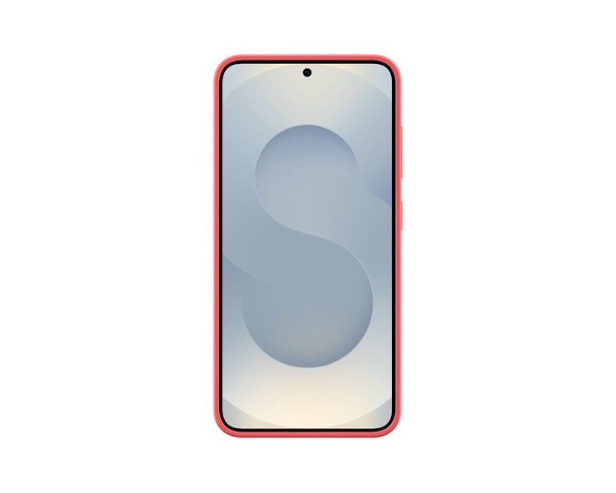 Funda Samsung de Silicona para Galaxy S25 Rosa