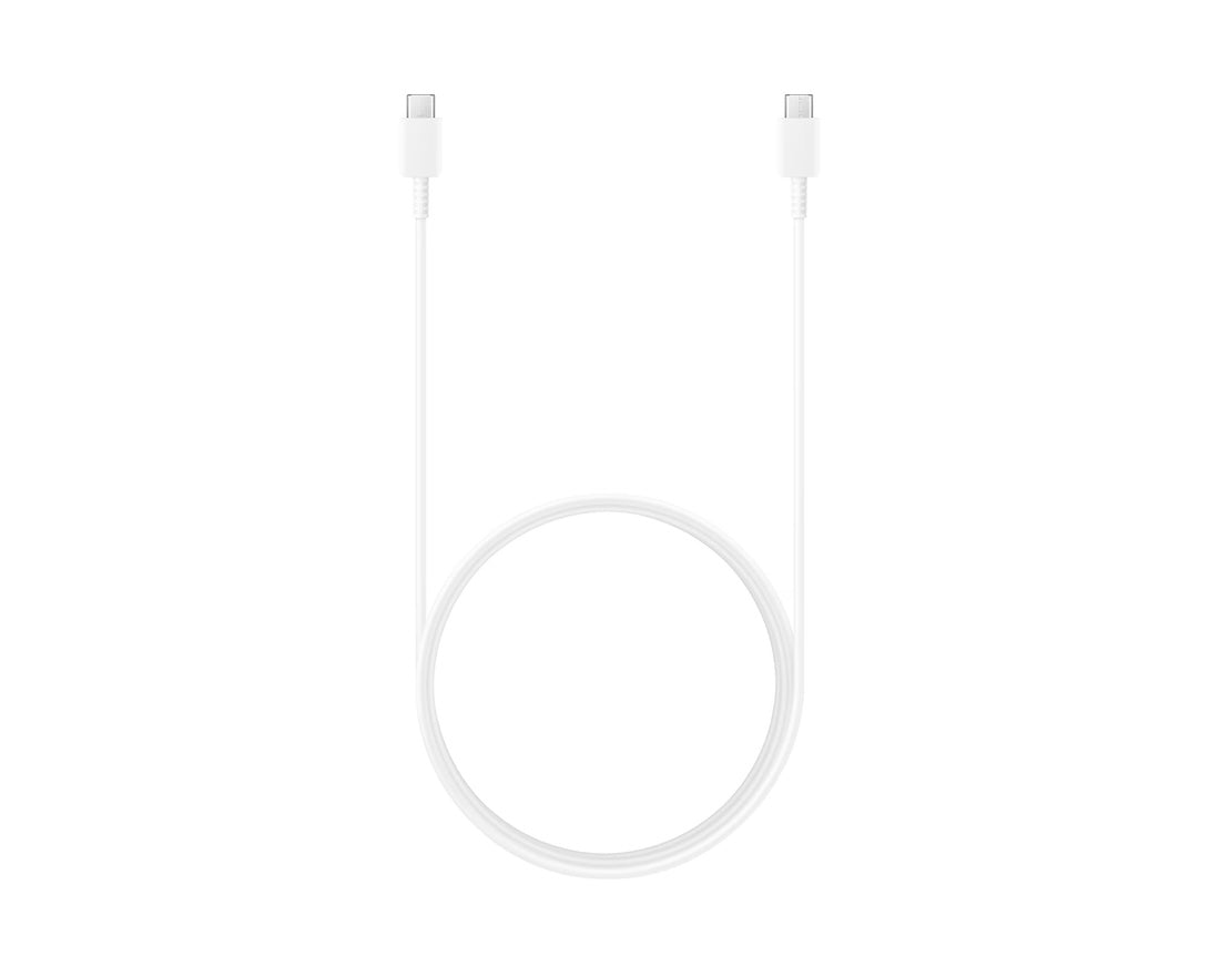 Cable Samsung USB-C a USB-C de 1.8 metros en color blanco - Open Box