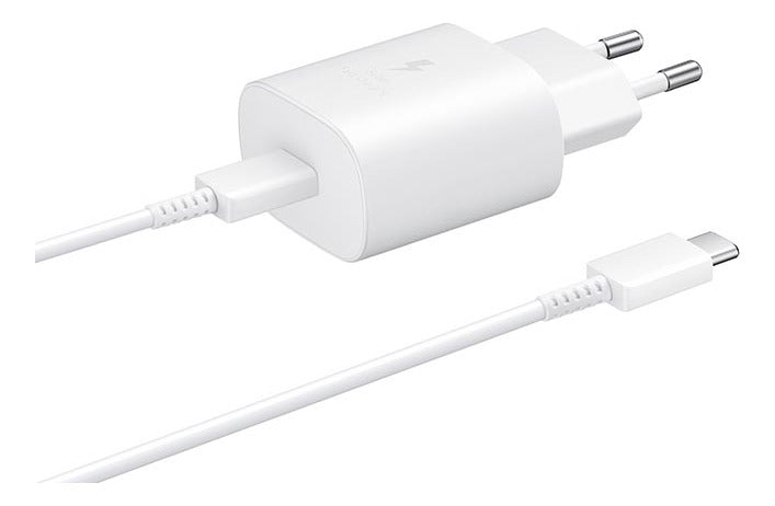 Cargador De Pared Samsung Carga Súper Rápida (25w) Blanco