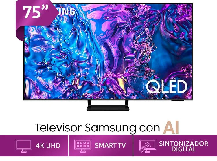 Smart TV Samsung QLED 75" Q70D Series - Open Box