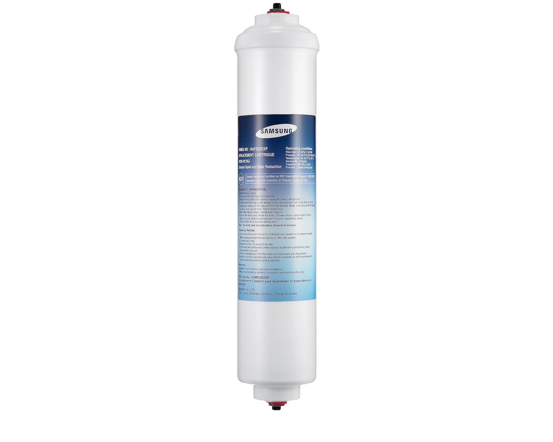 Filtro Purificador de agua Samsung HAFEX