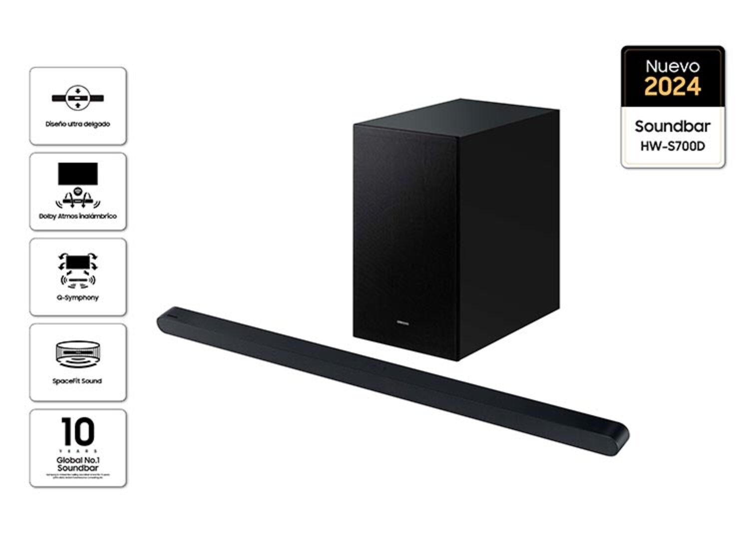 Soundbar Samsung HW-Q700D 3.1.2 ch