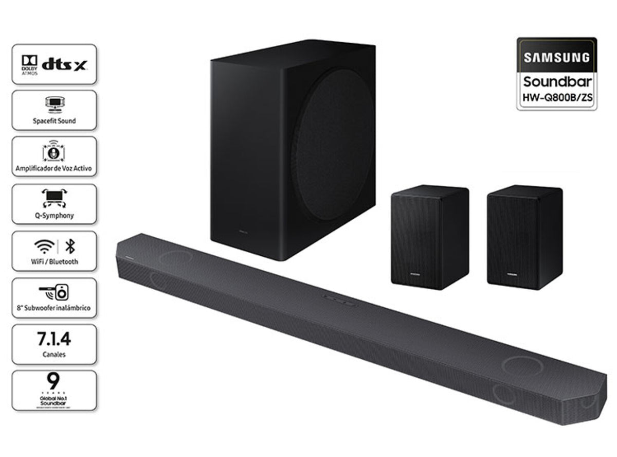 Smart Soundbar Samsung HW-Q800B - Open Box