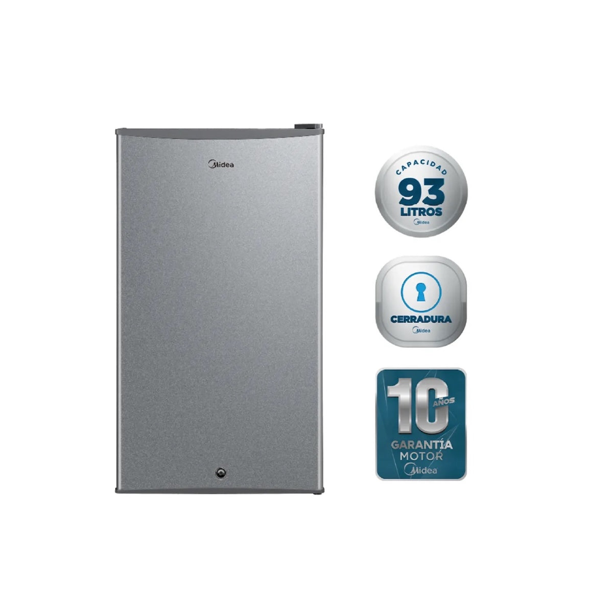 Refrigerador Minibar Frío Directo Light Silver 93L - OpenBox