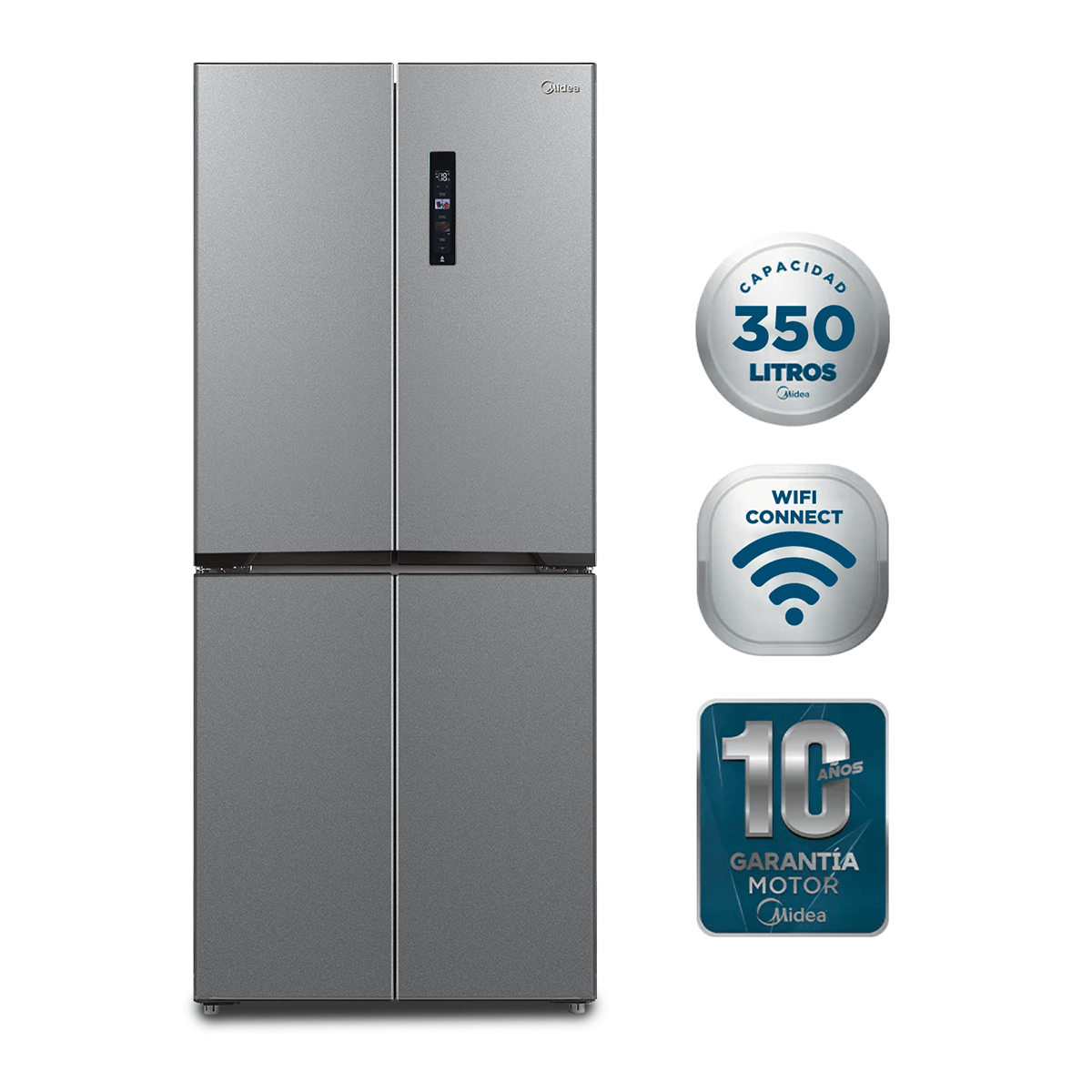 Refrigerador Multipuerta No Frost 350 litros Midea - OpenBox