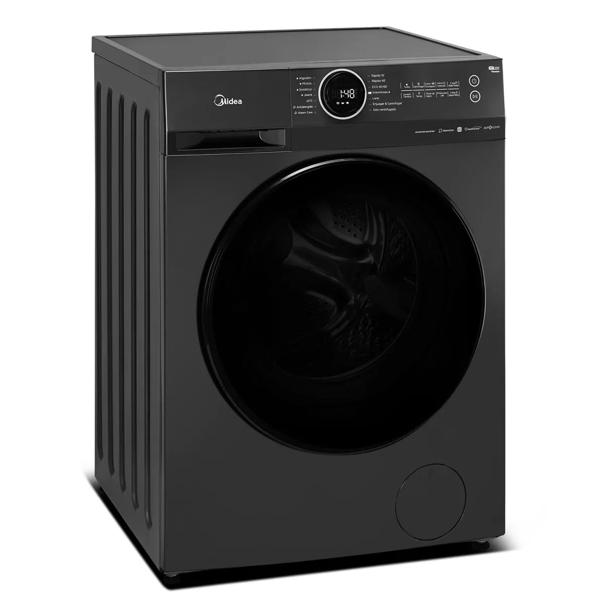 Lavadora Automática Frontal 15KG Titanium Midea - Open Box