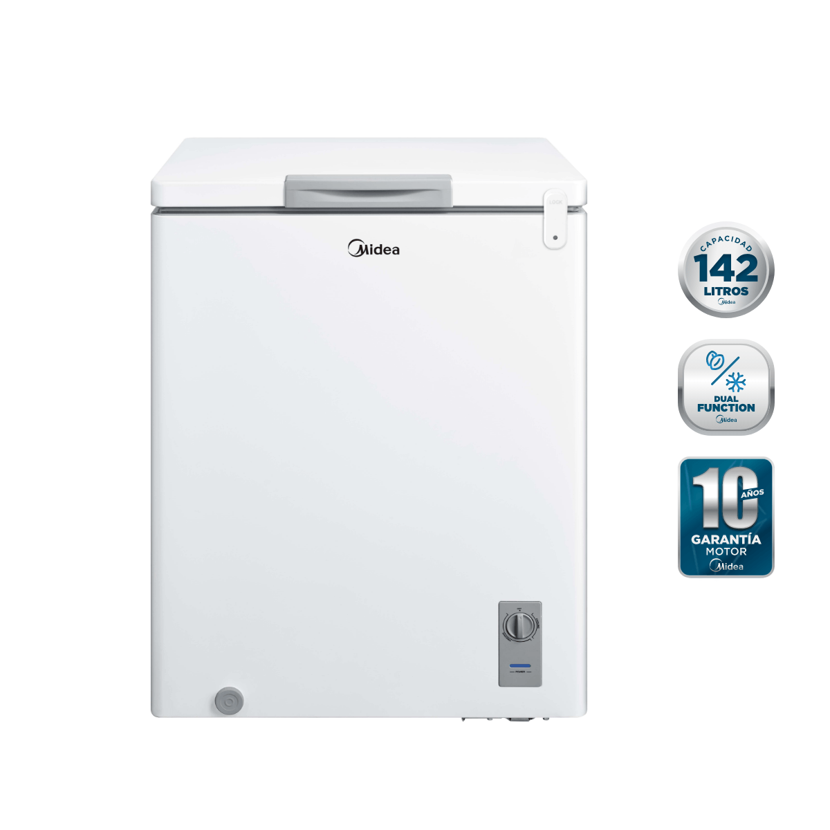 Freezer Horizontal Frío Directo 142 lts - OpenBox