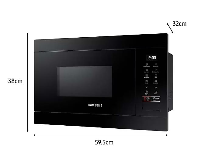 Microondas de Integración 22L 850W/Grill 1100W Negro