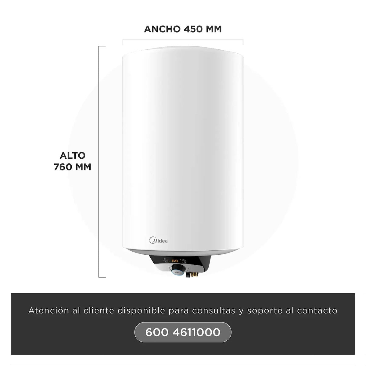 Termo Eléctrico 80 Litros Midea