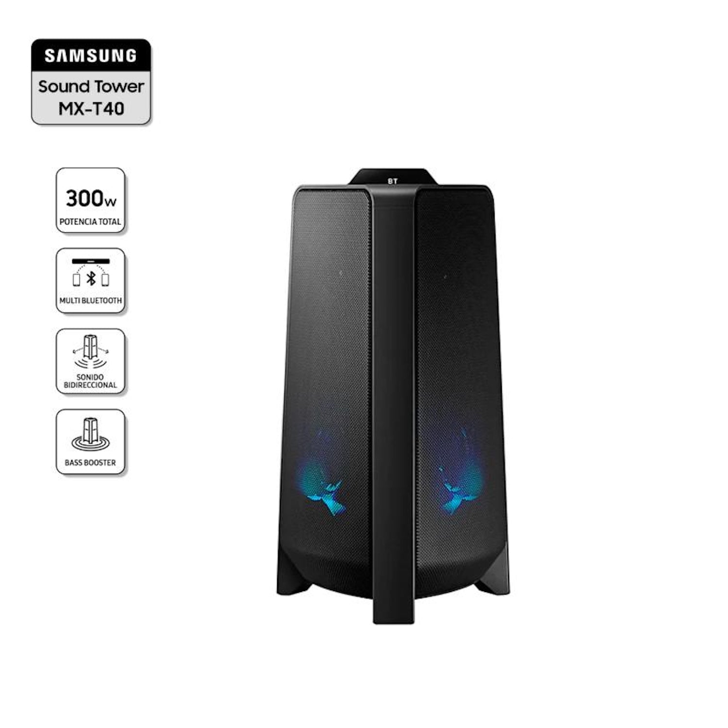 Parlante Torre Sonido Samsung 300w Mx-t40-zl