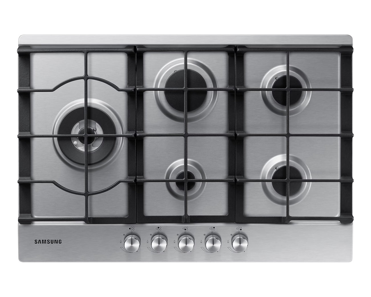 Encimera a Gas Samsung 5 quemadores Silver