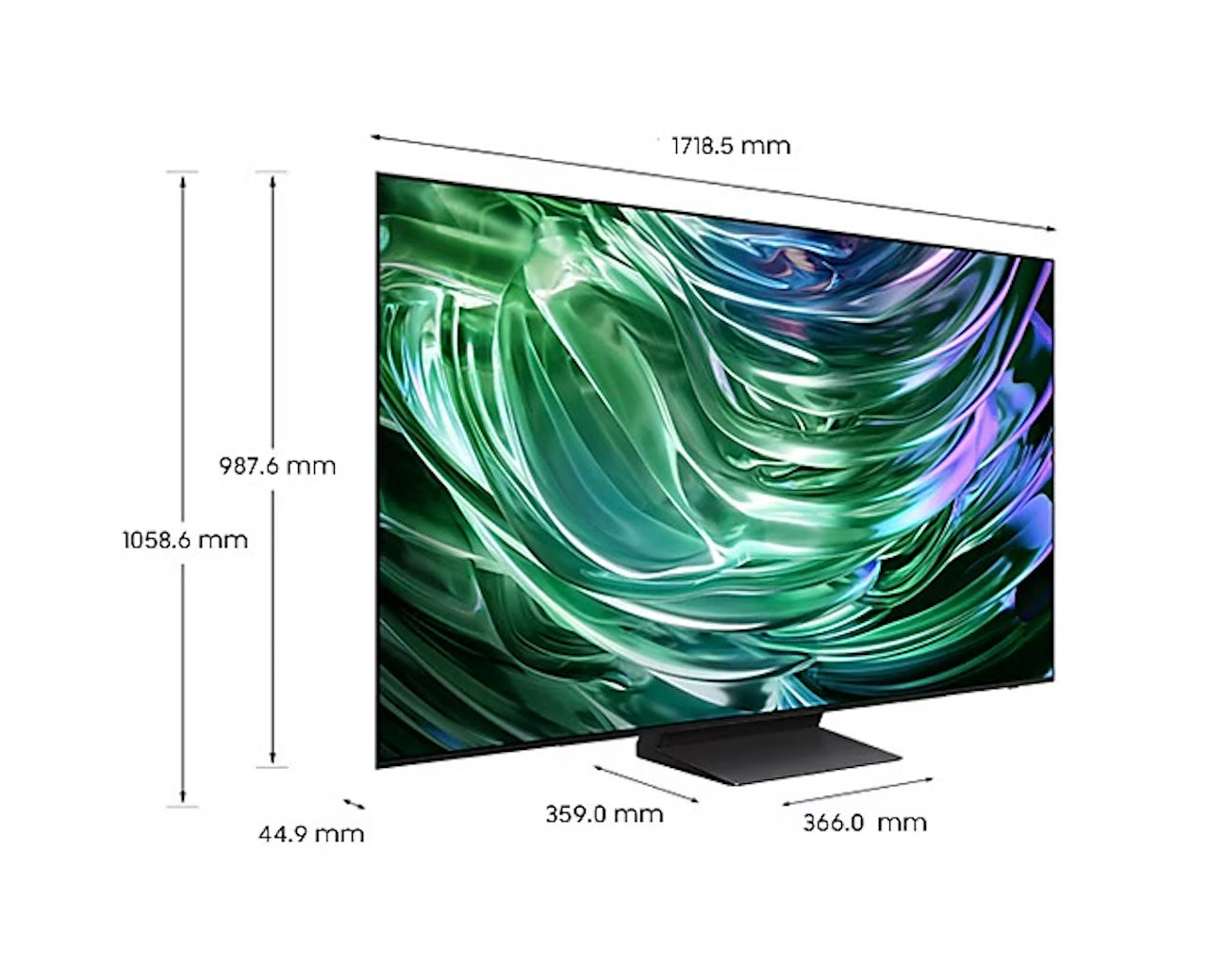 Smart TV Samsung 77'' OLED 4K S90D (2024)