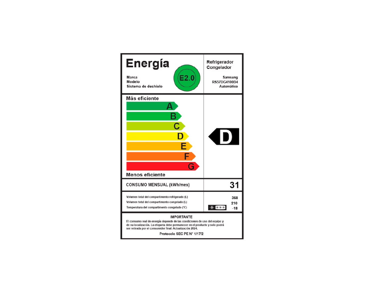 Refrigerador Side by Side con dispensador 560L Negro - Caja Reciclada