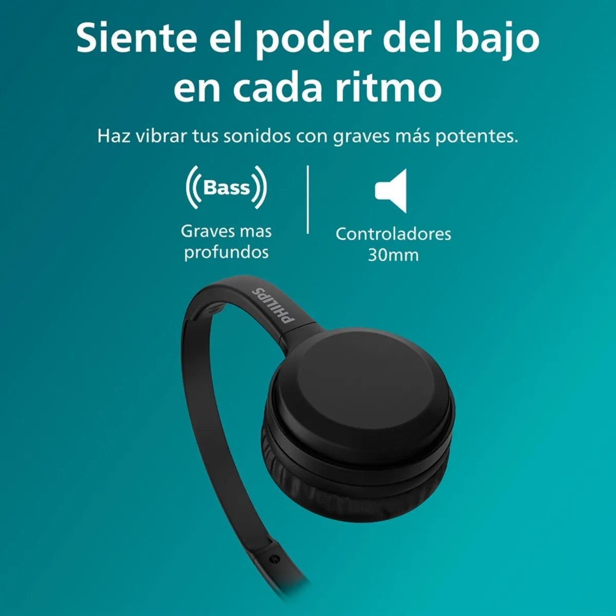 Audífonos Philips TAH1108BK-00 Bluetooth 5.2