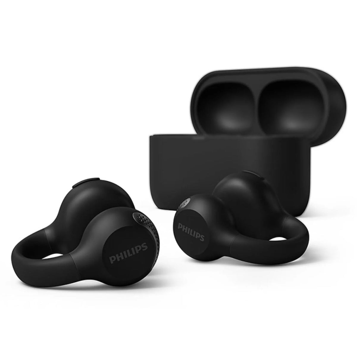 Audífonos Philips TAQ2000BK Open-Ear True Wireless Negro