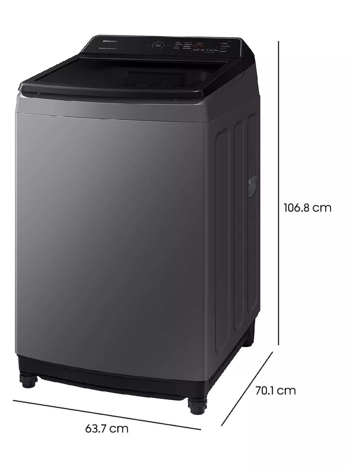 Lavadora de carga superior 17Kg con Eco Bubble