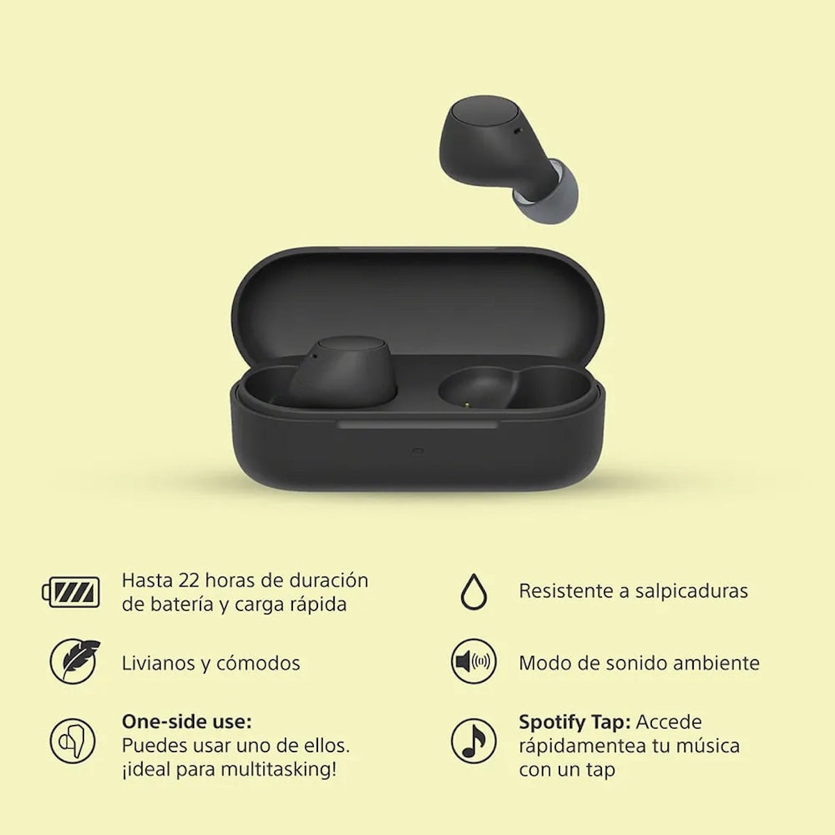 Audífonos Sony WF-C510-BZ Bluetooth True Wireless - Open Box