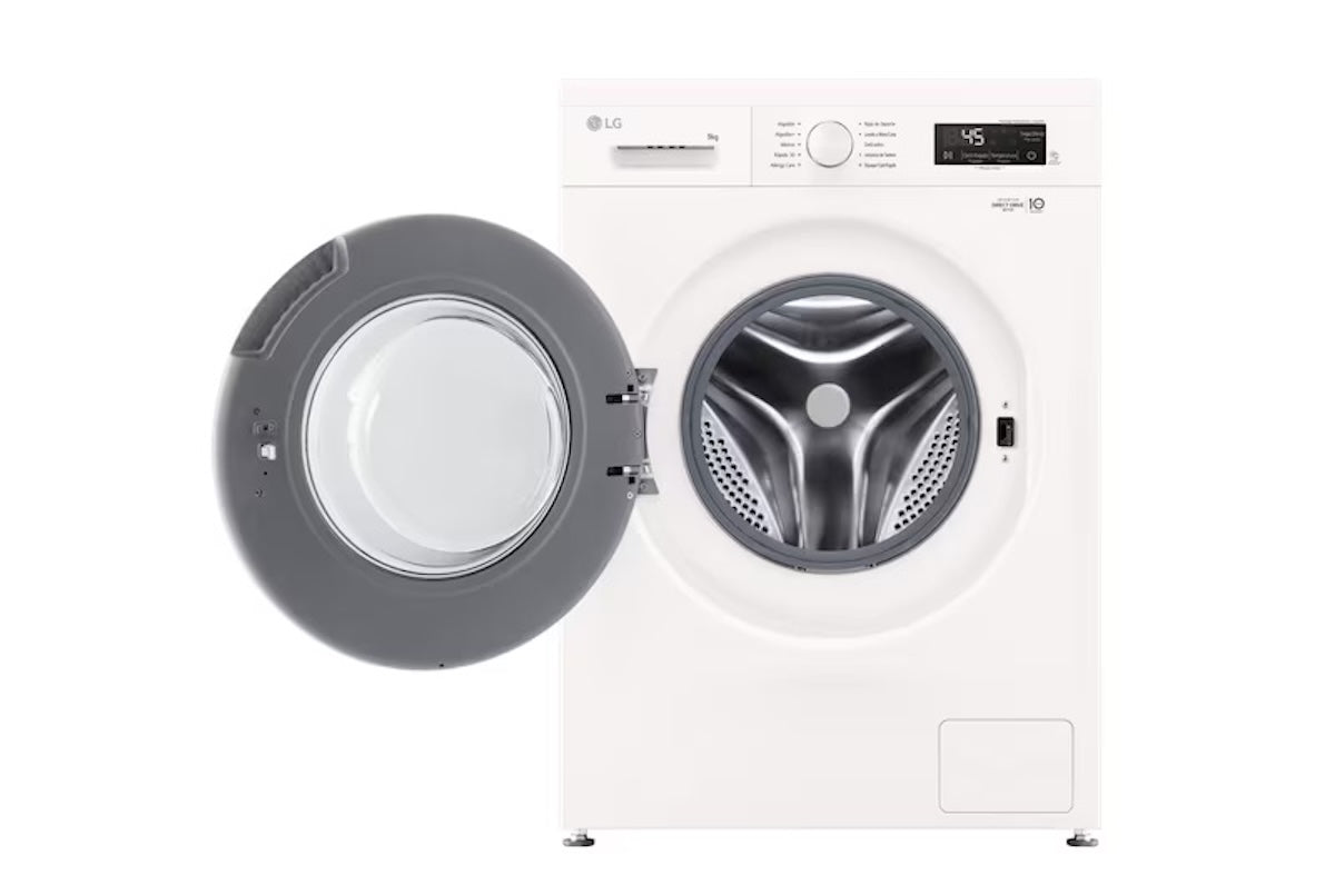 Lavadora LG WM9GWVFS6 9Kg Carga Frontal Inverter con Vapor