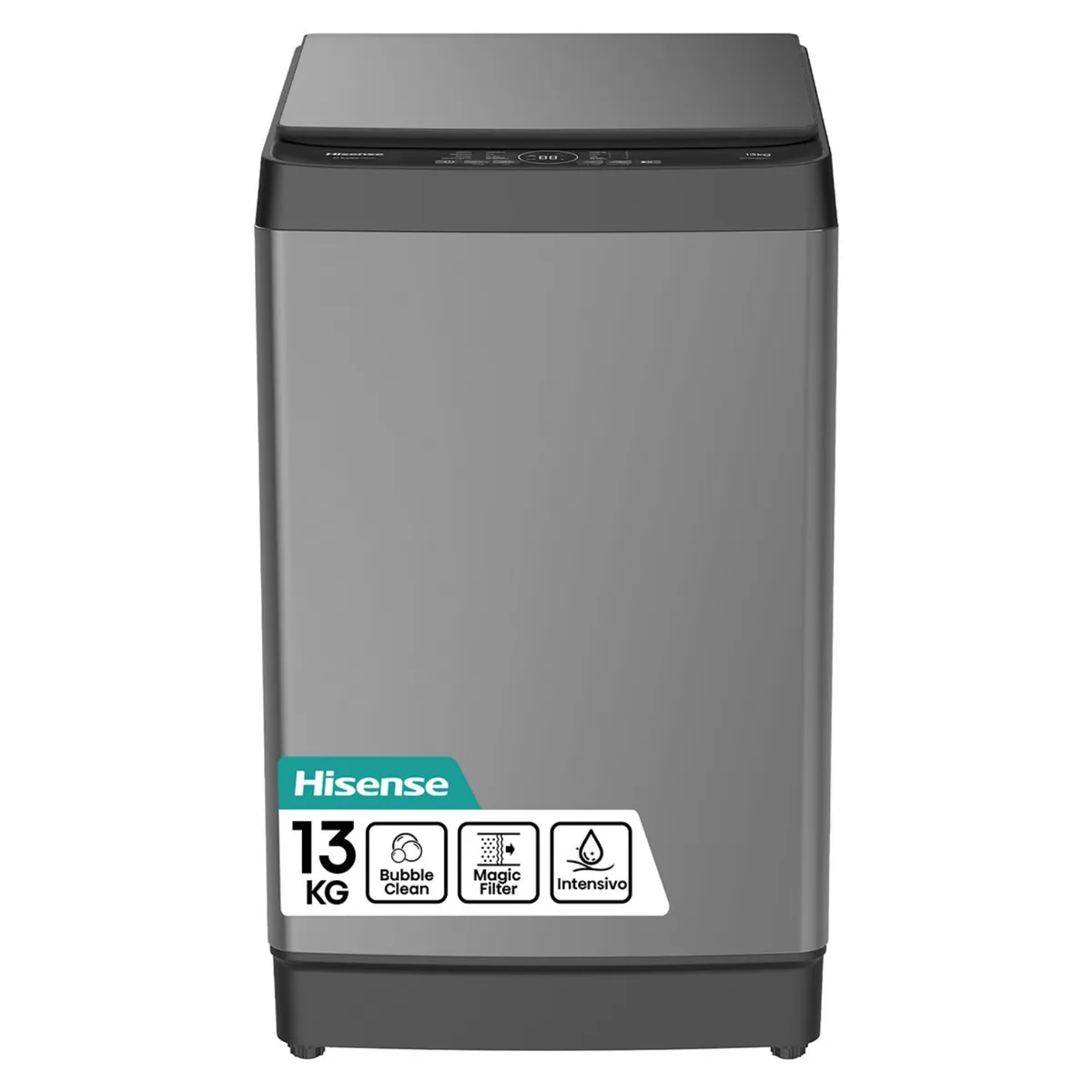 Lavadora Hisense WT3K1323UT 13 kg Gris Carga Superior