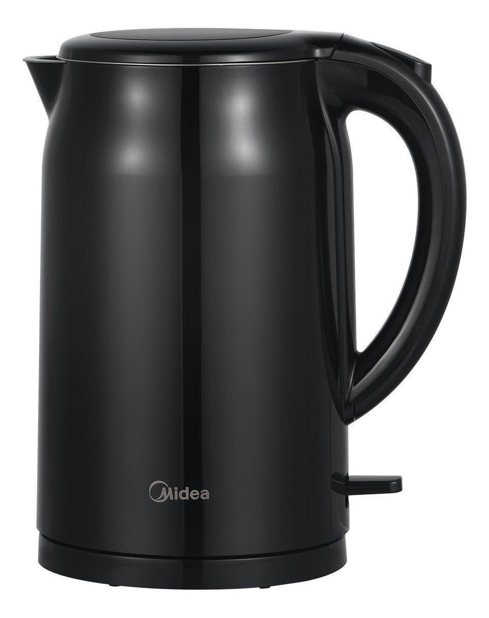 Hervidor Plástico Midea Doble Pared Negro 1,7lt Mk-17pbk