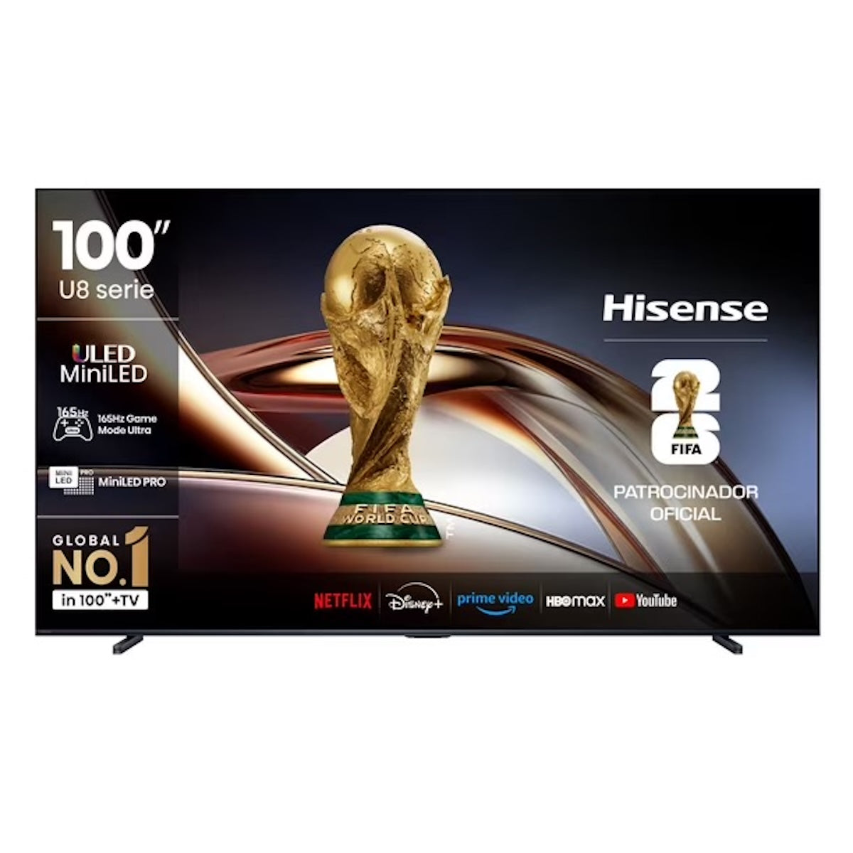 Televisor Hisense 100" Mini LED 4K 165Hz - Open Box