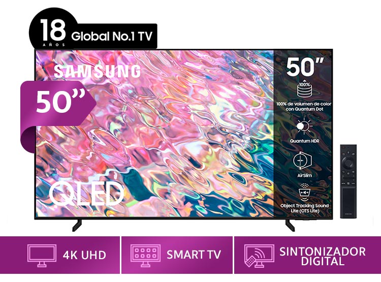 Smart TV Samsung QLED 50" Q60B Series