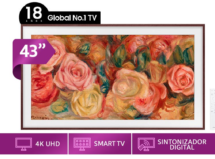 Smart TV Samsung The Frame 43" LS03D Series