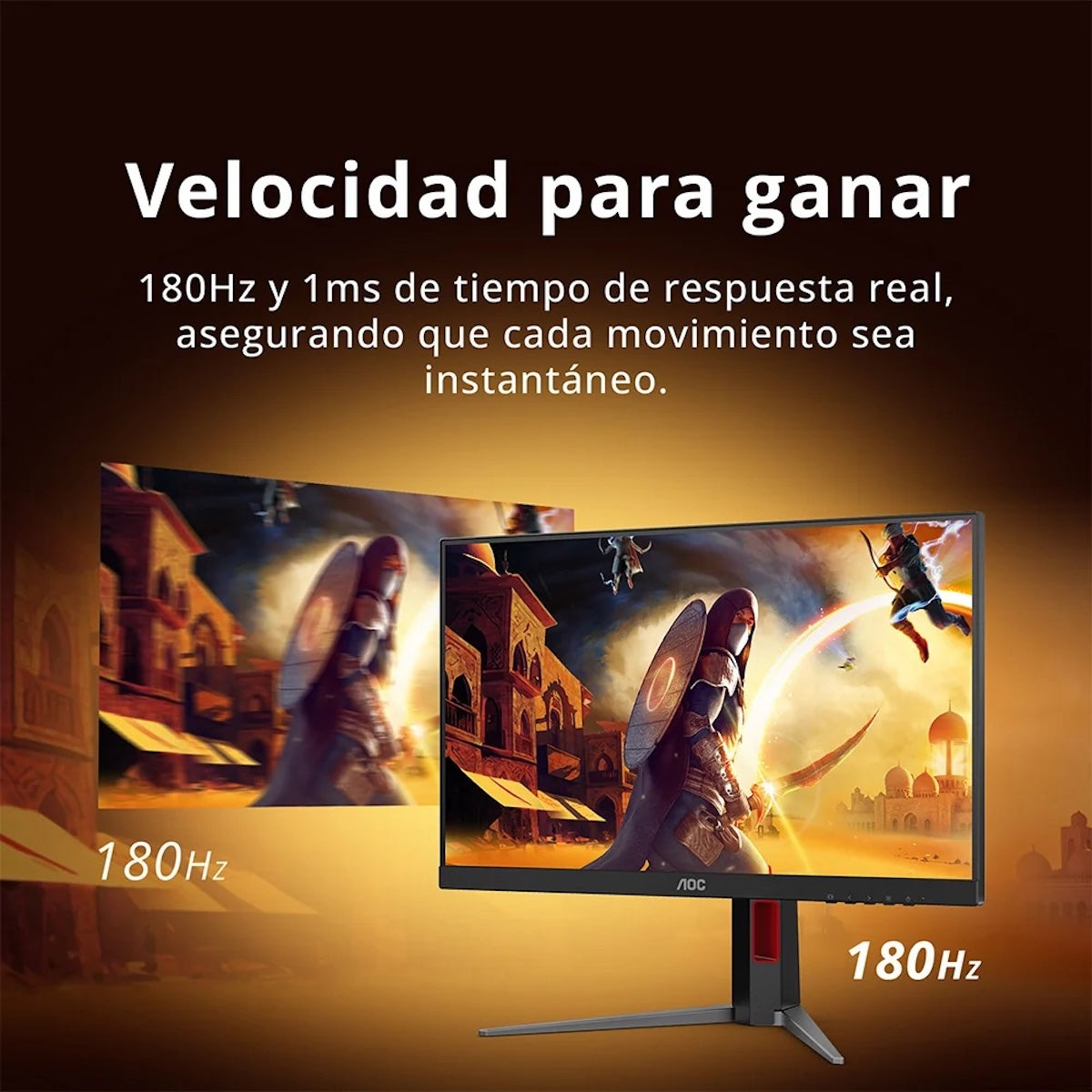 Monitor Gamer AOC 24G4 24" Full HD IPS 180Hz