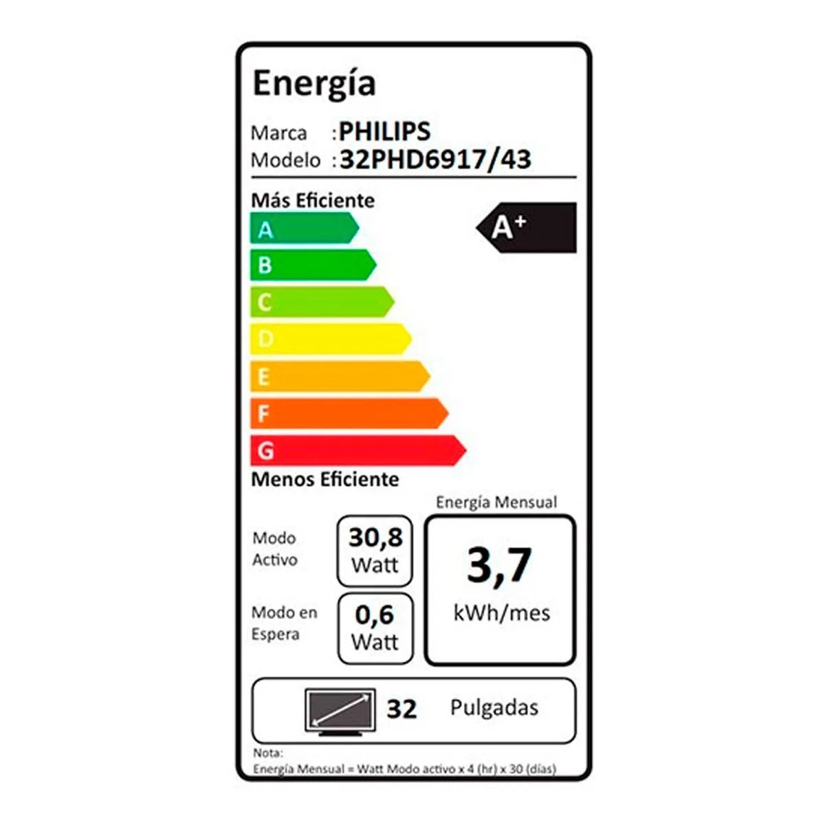 Smart Tv Philips Led Hd 32" 32phd6917-43 - Open Box