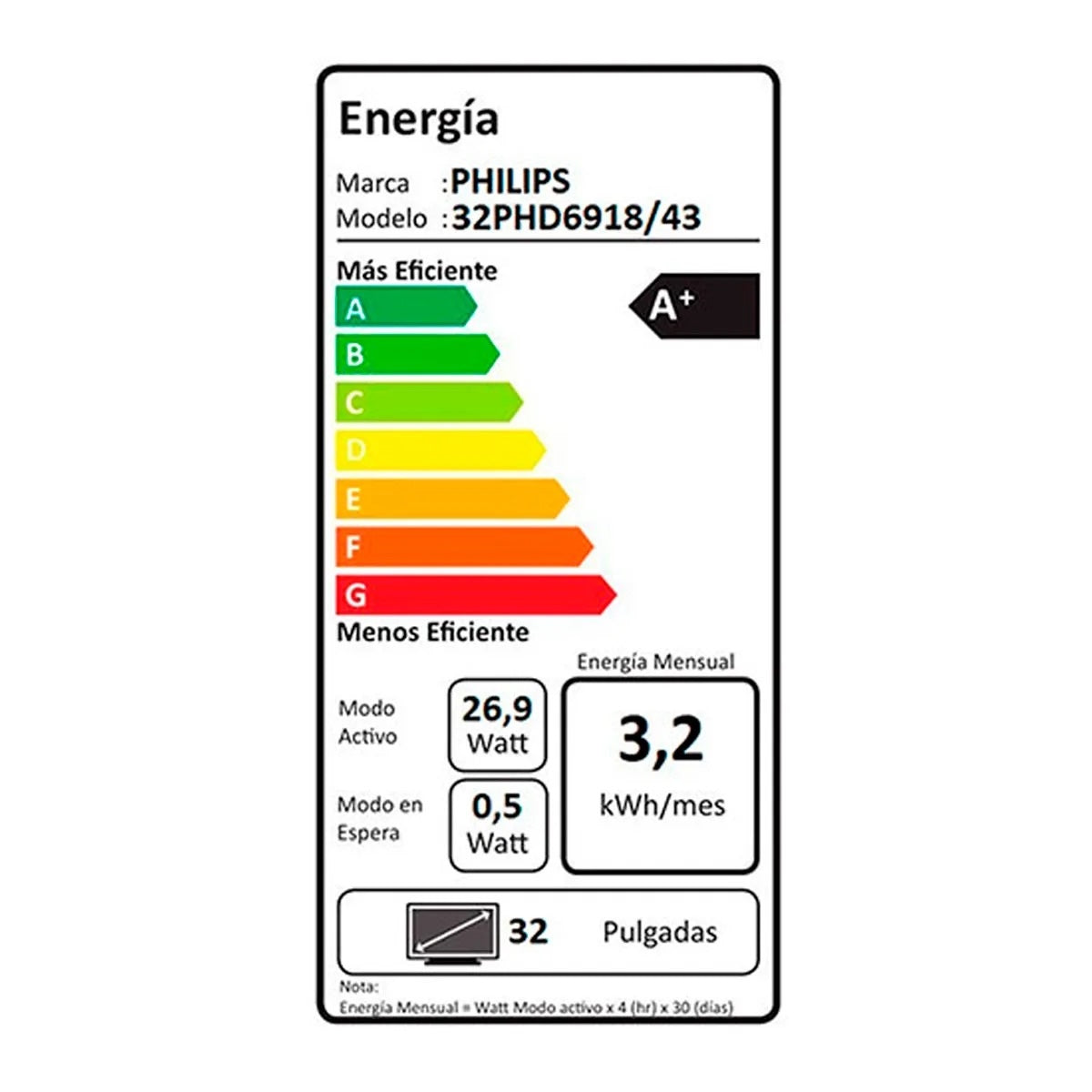 Smart Tv Philips Led Hd 32" 32phd6918-43